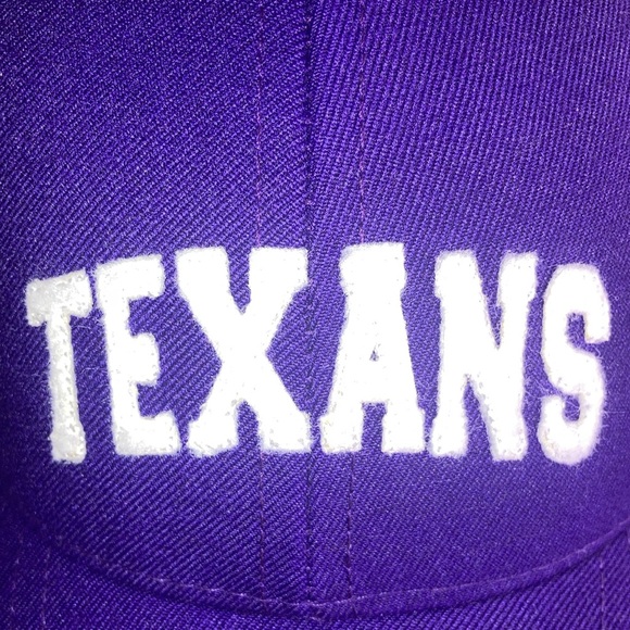 90’s Rothers Tarleton State University Purple Texans Hat Adjustable - Picture 2 of 9